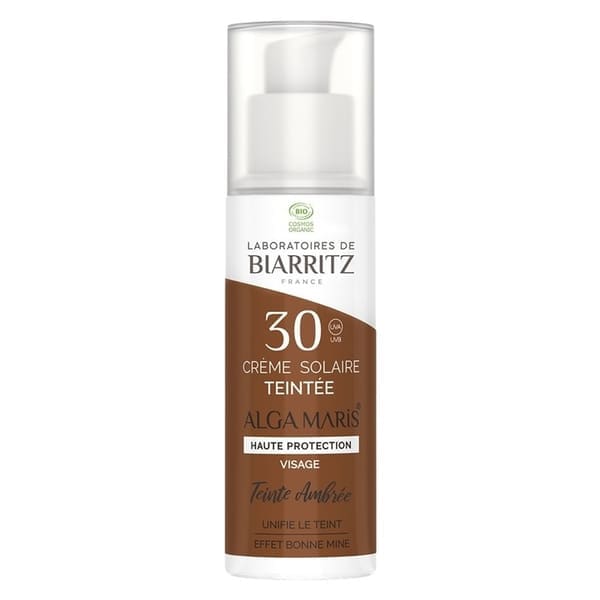 Laboratoires de Biarritz Suncare Tinted Face Sunscreen SPF30 Amber