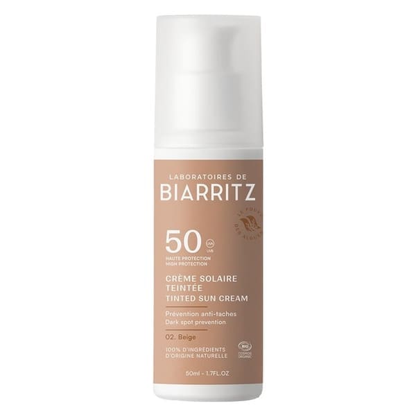 Laboratoires de Biarritz Suncare Tinted Face Sunscreen SPF50 Beige