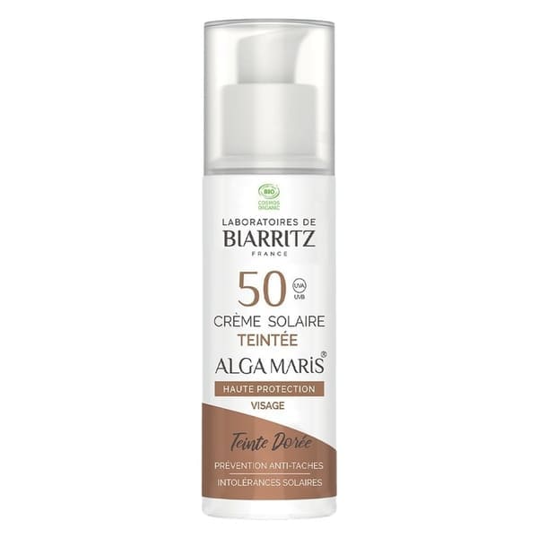 Laboratoires de Biarritz Suncare Tinted Face Sunscreen SPF50 Golden