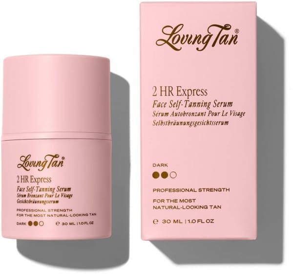 Loving Tan 2 HR Express Face Tanning Serum Dark