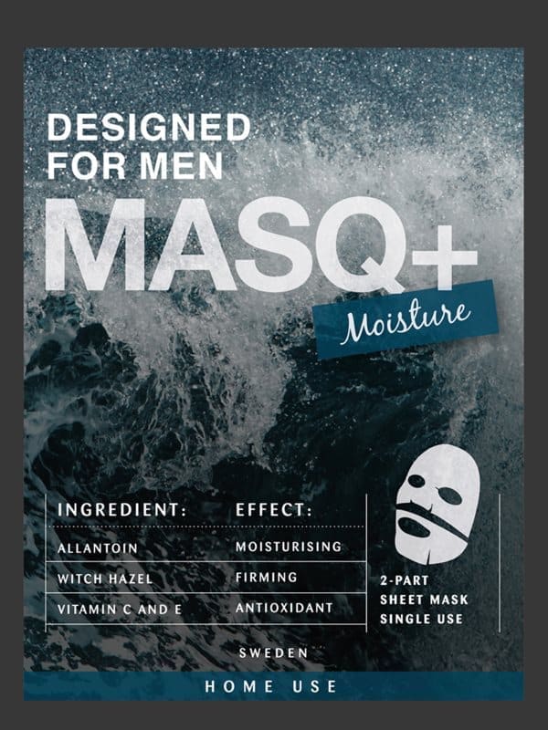 MASQ+ Moisture Sheet Mask Designed For Men