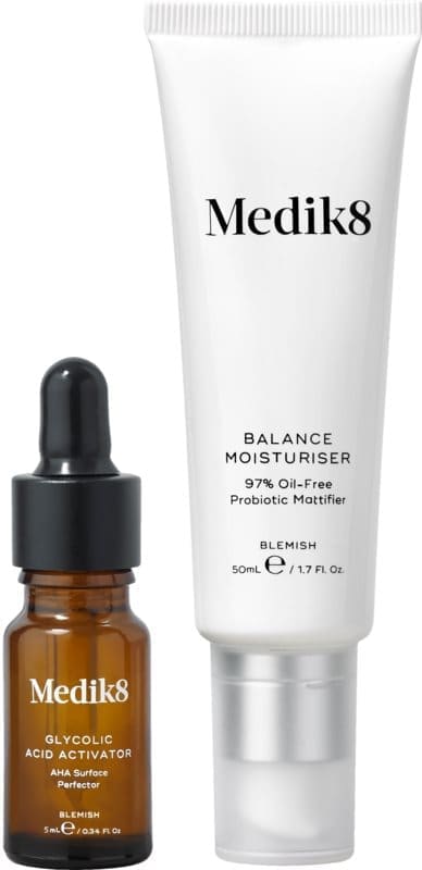 Medik8 Balance Moisturiser with Glycolic Acid Activator 50 + 5 ml