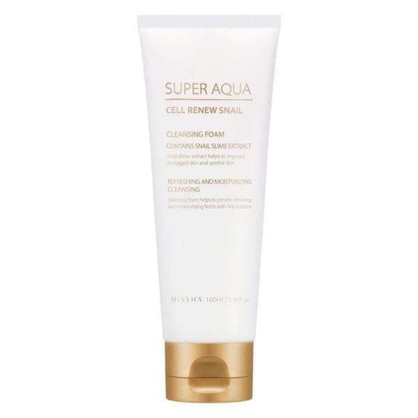MISSHA Super Aqua Cell Renew Snail Cleansing Foam