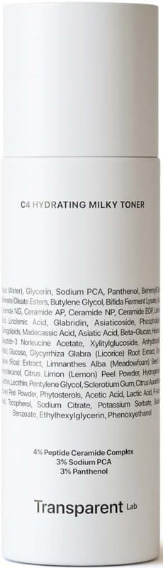 Niche Beauty Lab Transparent Lab C4 Hydrating Milky Toner