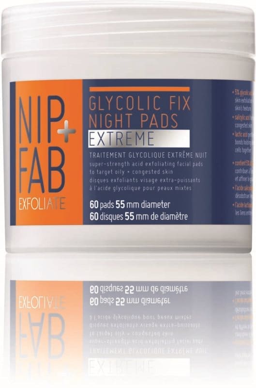 Nip+fab Exfoliate Glycolic Fix Night Pads Extreme
