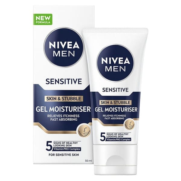 NIVEA Men Sensitive Skin & Stubble Gel Moisturiser