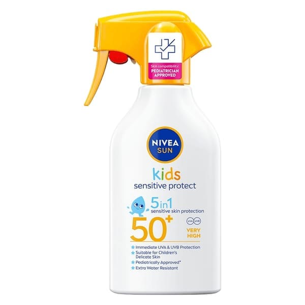 NIVEA Sun KIDS Sensitive Protect Trigger Spray SPF 50+
