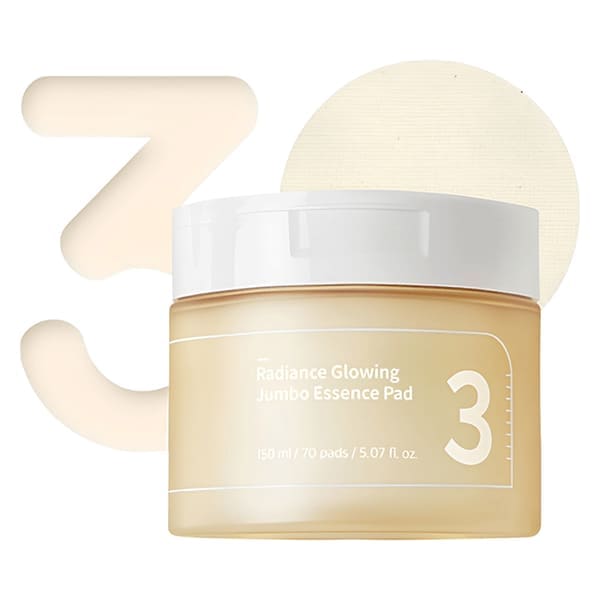 numbuzin No.3 Radiance Glowing Jumbo Toner Pad
