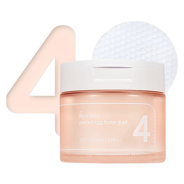 numbuzin No.4 Pore Zero Peeled Egg Toner Pad
