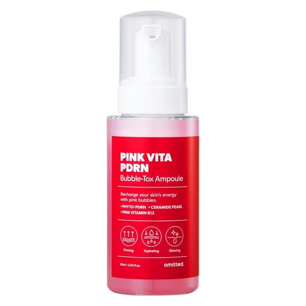 Omitted Pink Vita PDRN Bubble-Tox Ampoule