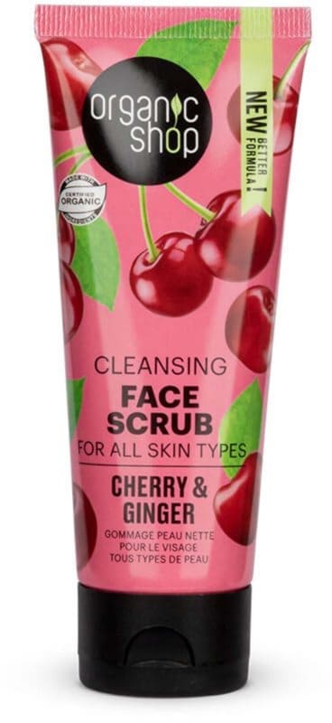 Organic Shop Face Scrub Cherry & Ginge