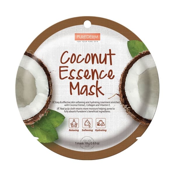 Purederm Coconut Essence Mask-C