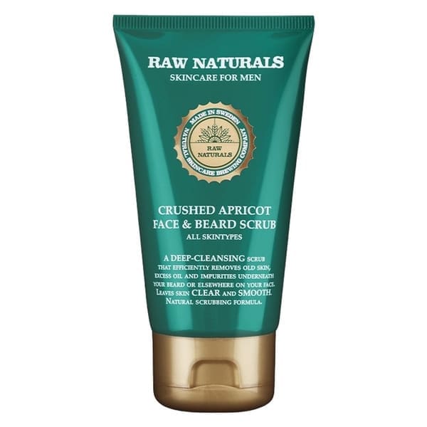 Raw Naturals Crushed Apricot Face & Beard Scrub