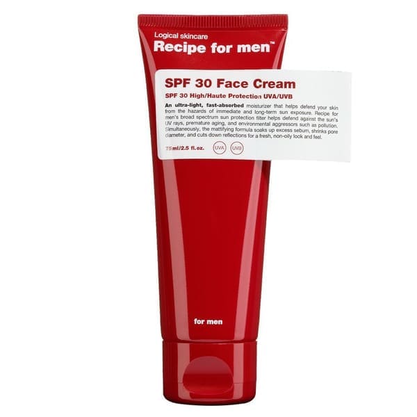 Recipe for Men Facial Moisturizer SPF30