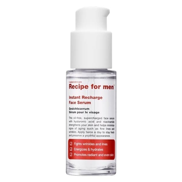 Recipe for Men Instant Recharge Face Serum