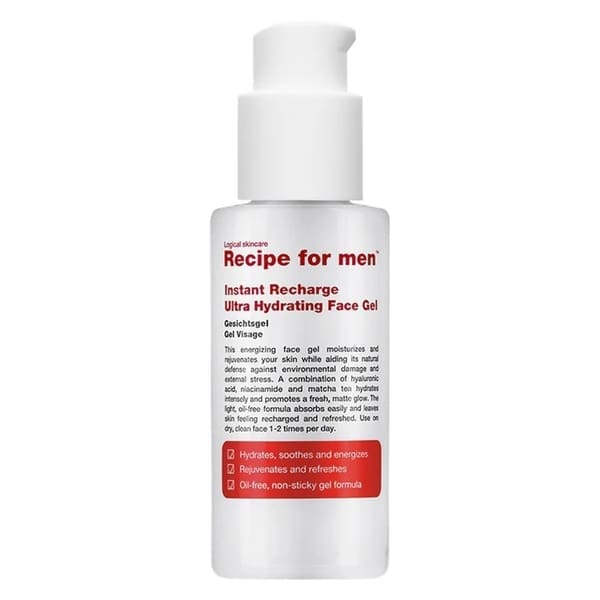 Recipe for Men Instant Recharge Ultra Hydrating Face Gel