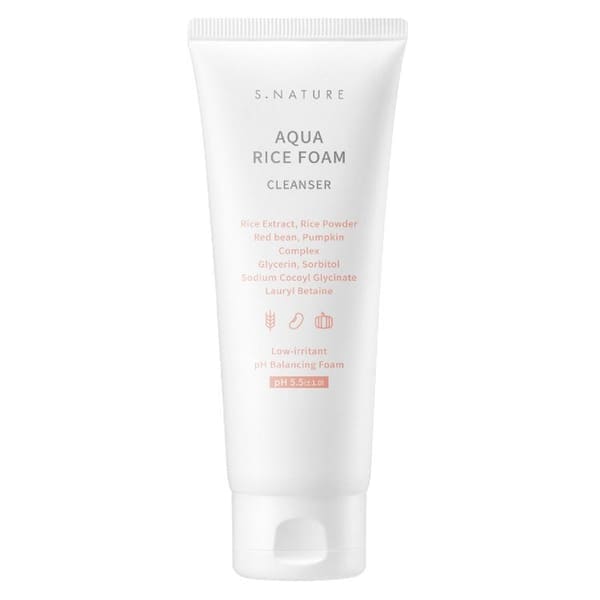 S.nature Aqua Rice Foam Cleanser