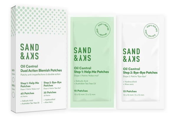 Sand & Sky Dual action blemish patches