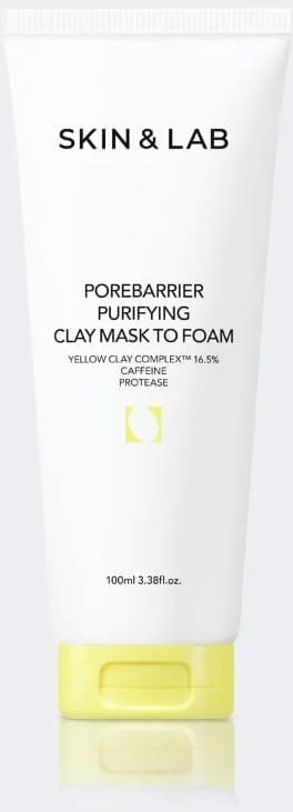 Skin&lab Porebarrier Purifying Clay Mask to Foam