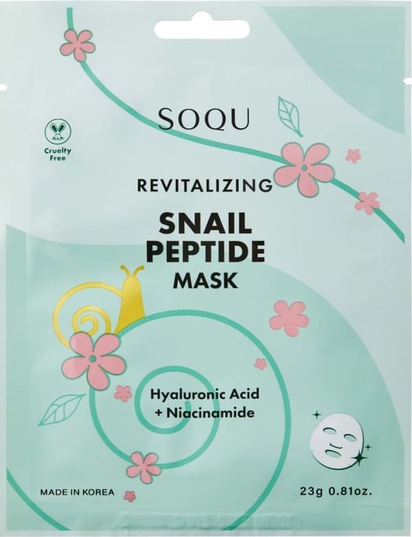 SOQU Snail Peptide Sheet Mask