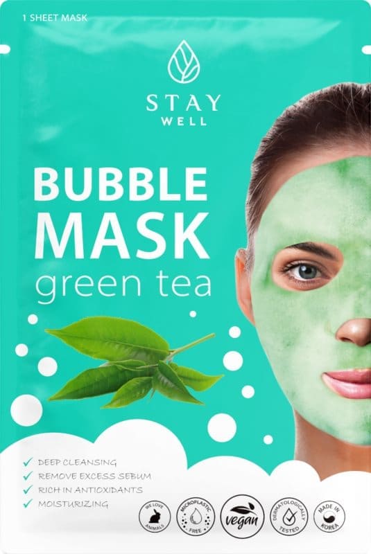 Stay Well Deep Cleansing Bubble Mask Green Tea 1 pcs