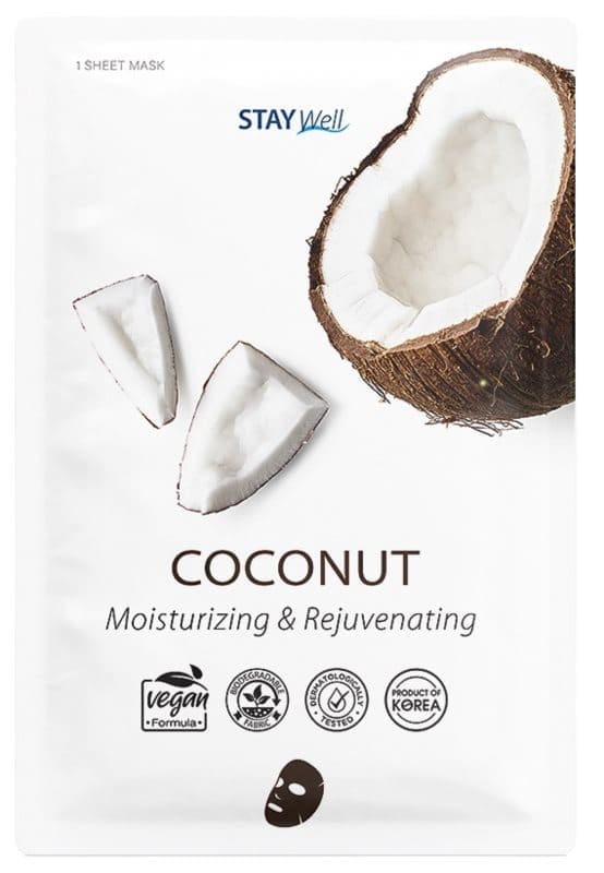 Stay Well Vegan Sheet Mask - Coconut