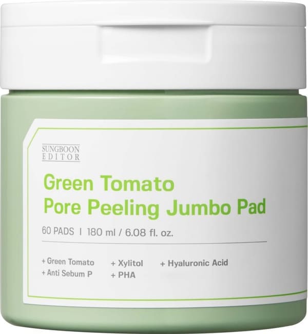 Sungboon Editor Green Tomato Pore Peeling Jumbo Pad