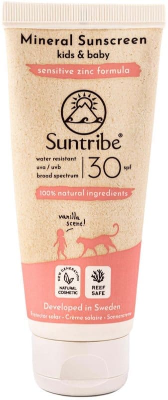 Suntribe Sun Care Suntribe All Natural Mineral Kids Vanilla Sunscreen Spf 30
