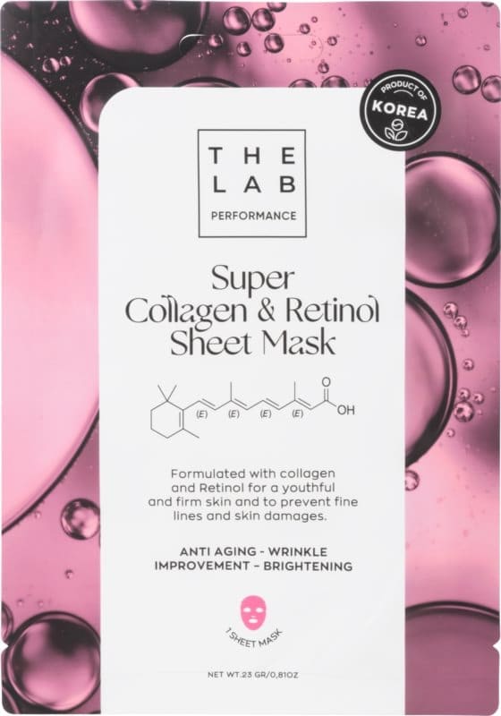 The Lab Performance Collagen & Retinol Sheet Mask