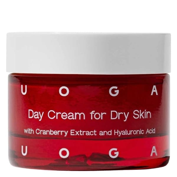 Uoga Uoga Day Cream For Dry And Normal Skin With Cranberry Extract And Hyaluronic Acid