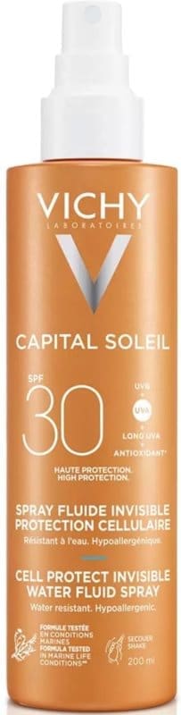 VICHY Capital Soleil Cell Protect Invisible Water Fluid Spray SPF30